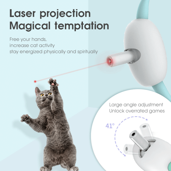 Gioco per gatti collare interattivo con laser