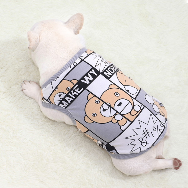 Maglietta per Bulldog francese in cotone "Nobikuma" BooBoo