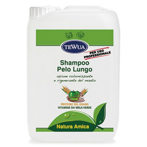 Tanica 10 lt. Shampoo professionale per cani a PELO LUNGO  - Tewua