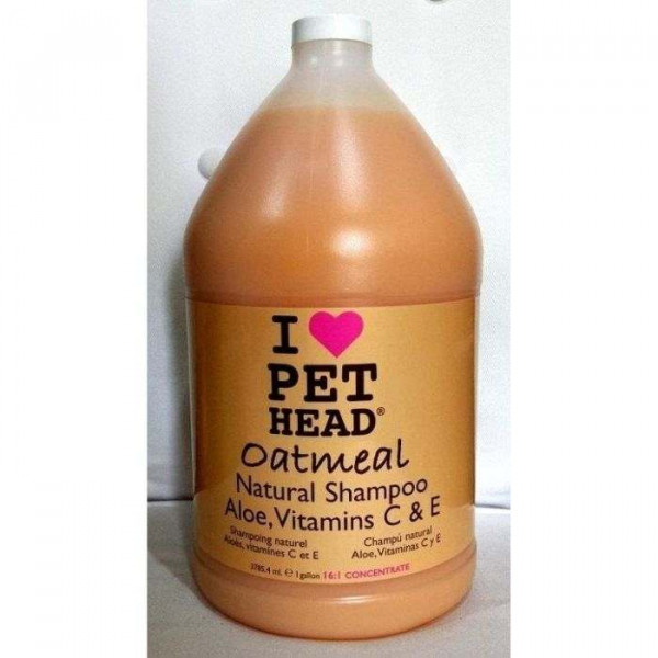 OATMEAL Tanica Lt 3,785 Shampoo Naturale per animali domestici - I LOVE PET HEAD