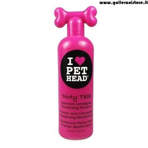 DIRTY TALK Shampoo deodorante citronella e menta per cani - I LOVE PET HEAD
