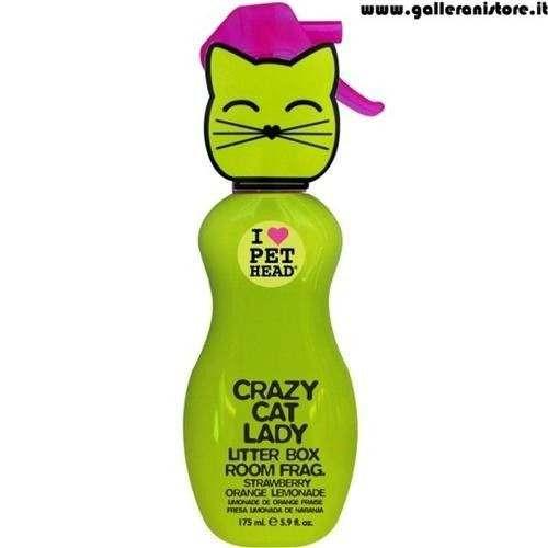 CRAZY CAT LADY Profumo per lettiera - I LOVE PET HEAD