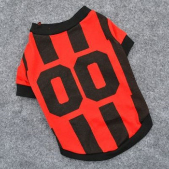 Maglietta del Milan per cani - Linea Calcio