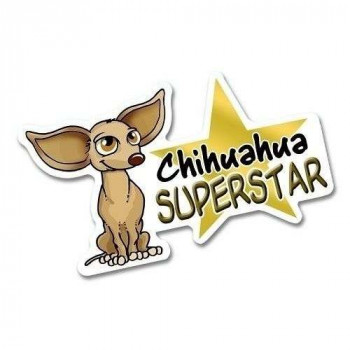 Adesivo Linea Chihuahua Nasonero Mod4