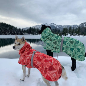 Cappotto per cani trapuntato pile ideale neve e ghiaccio "North Ice"