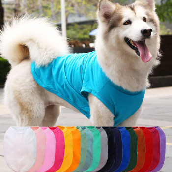 Maglietta per cani in cotone anche per cani di taglia grande "Basic"