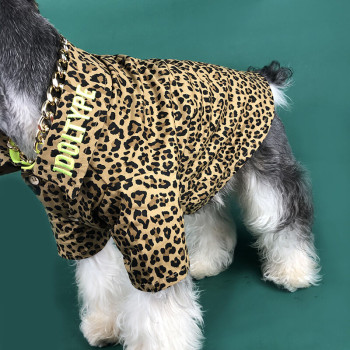 Maglietta per cani leopardata "IdolType"