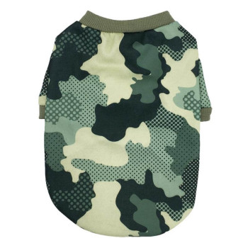 Maglietta per cani camouflage in cotone "Pongo"