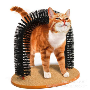 Arco massaggiante per gatti con tiragraffi