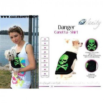Canotta - Shirt Danger per cani - Vanity