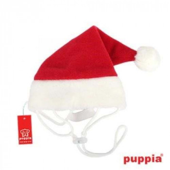 SANTA'S HAT Rosso cappello natalizio per cani - PUPPIA